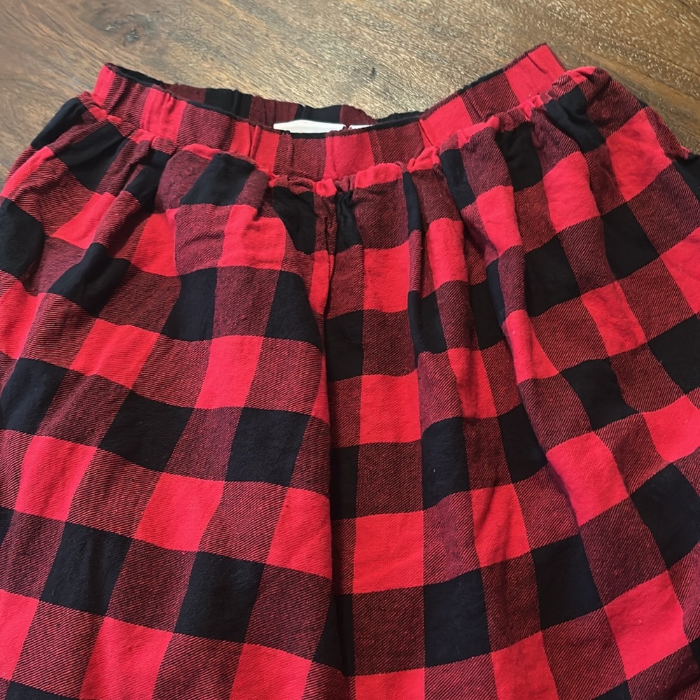 Tommy Bahama Red and Black Checkered Skirt